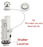 Siamp Optima 49 / Optima 50 Flush Valve Seal Diaphragm Washer - Image 5