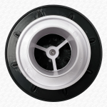 116mm MATT BLACK Shower Trap Drain Waste Top & Dip Tube - Image 3
