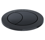 Black Toilet Push Button for Cable Operated Flush Valve Cisterns Dual Flush - Image 2