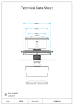 Black Toilet Push Button for Cable Operated Flush Valve Cisterns Dual Flush - Image 3