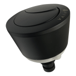 Black Toilet Push Button for Cable Operated Flush Valve Cisterns Dual Flush - Image 10