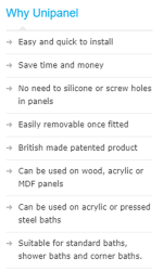 2 Piece Universal Bath Panel DIY Fixing Kit - Easily Fix and Remove Your Panel - Image 3