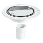 McALPINE USG2SS Wet Room Shower Gully Drain  for Sheet Flooring UNTRAPPED