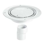 McALPINE USG2WH Wet Room Shower Gully Drain  for Sheet Flooring UNTRAPPED