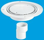 McALPINE USG2WH Wet Room Shower Gully Drain  for Sheet Flooring UNTRAPPED - Image 3