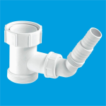 McAlpine V33S Kitchen Sink Appliance Extension Tee – 135° Angled Spigot