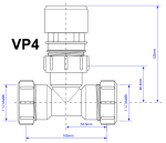 McAlpine VP4 Ventapipe 25 Air Admittance Valve with integral 1¼" Multifit Tee - Image 2