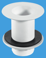 McAlpine W3 - 1 1/2" Backnut Sink Waste 85mm Flange with Unslotted Tail - Image 3