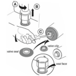 Ideal Standard Flush Valve Seal & Clip Repair Kit (for SV89067) - Image 4