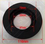 Doughnut Washer Universal Toilet Coupling Rubber Seal between Pan & Cistern WC - Image 5