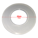 63mm Rubber Gasket Cistern Flush Valve Washer fits most Geberit Valves - Image 3