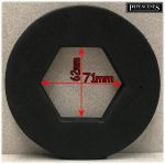 Extra Thick Doughnut 17mm Flat Foam Seal Washer WC Toilet Cistern 125mm Donut - Image 3