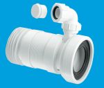 Flexible Pan Connector McALPINE WC-F23RV with Boss