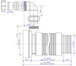 McALPINE WC-F26RV Flexible Pan Connector With Boss - Image 2
