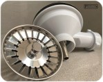 Belfast Sink Strainer Waste for Ceramic Sink with 90mm Hole Sink Plug Drain - Image 2