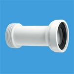 McAlpine WC-CON2 Adjustable Length Straight Pan Connector (110mm)