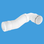McAlpine WC-CON8F-BTW 90° Flexible Back-to-Wall Pan Connector