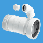 McAlpine WC-F23RV Flexible Pan Connector with 1¼" Vent Boss