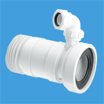 McAlpine WC-F26RV Long Flexible Pan Connector with 1¼" Vent Boss