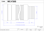 McAlpine WC-F26S Long Flexible Pan Connector for 90mm Cast Iron Pipe - Image 2