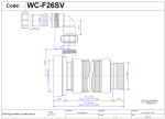 McAlpine WC-F26SV Long Flexible Pan Connector with Vent Boss for 90mm Cast Iron - Image 2