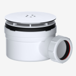 Viva 90mm High Flow Shower Trap with Metal-Capped Dome Top (WTSH90)