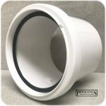 FloPlast SP124 White 110mm Soil Pipe Single Socket | Solvent to Push-Fit Adapter - Image 6