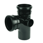 Floplast 110mm Tee with Boss Fittings