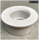 WHITE 62mm x 32mm (36mm) Glued Boss Pipe Adapter Reducer - Image 2