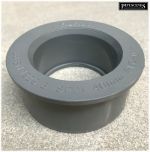 GREY 62mm x 40mm (43mm) Glued Boss Pipe Adapter Reducer - Image 2