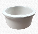 Floplast SP22 62mm x 50mm Solvent Weld Boss Adaptor WHITE - fits Polypipe Also - Image 3