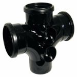 110mm Cross Tee 4 - Way Double Branch