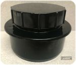 Floplast Black 110mm Screwed Access Cap for Soil & Vent Pipe SP292 - Image 4