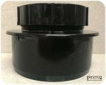 Floplast Black 110mm Screwed Access Cap for Soil & Vent Pipe SP292 - Image 3
