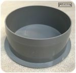 Floplast SP296 Socket Plug 110mm Soil Pipe Blank Cap - Bung for Socket - Grey - Image 4