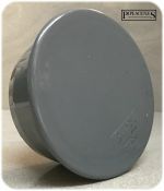 Floplast SP296 Socket Plug 110mm Soil Pipe Blank Cap - Bung for Socket - Grey - Image 3