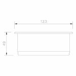 Floplast SP296 Socket Plug 110mm Soil Pipe Blank Cap - Bung for Socket - White - Image 5