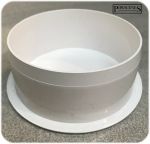 Floplast SP296 Socket Plug 110mm Soil Pipe Blank Cap - Bung for Socket - White - Image 4