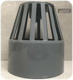 Floplast 110mm Vent Terminal Soil Pipe Stack Bird Cage - Grey SP302 - Image 2