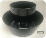 Floplast 110mm Vent Cowl Soil Pipe Stack Mushroom Vent - Black SP310 - Image 3