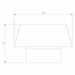 Floplast 110mm Vent Cowl Soil Pipe Stack Mushroom Vent - White SP310 - Image 7