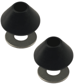 Anti Slip Toilet Seat Washers - Pair for Hinge Metal Bolts - Conical Washers - Image 2