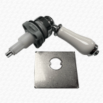 BURLINGTON Bathstore R & T Porcelain Ceramic Lever Only for Cable Flush Valve - Image 3