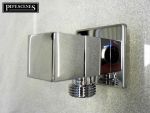 Quality Square Cube Chrome Plated 1/2" x 1/2" Toilet WC Isolating Shut off Valve - Image 4