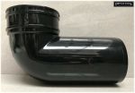 Tight Compact Soil Bend 110mm Black 90° Street Bend Pistol Bend Floplast SS168B - Image 2