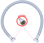 1/2" x 1/2" Flexible Hose - 500mm Long