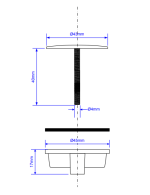 Stainless Steel Sink Tap Hole Stopper with Long Thread - Blank Cap for Basin etc - Image 4