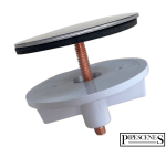 Stainless Steel Sink Tap Hole Stopper with Long Thread - Blank Cap for Basin etc - Image 3