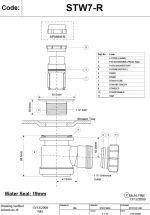 McALPINE STW7-R Shower Tray Base Waste / Trap with 85mm Top for 50mm Tray Hole - Image 3
