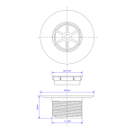 McAlpine STW85CP Chrome Shower Waste Top Flange — 85mm Replacement Grid - Image 2